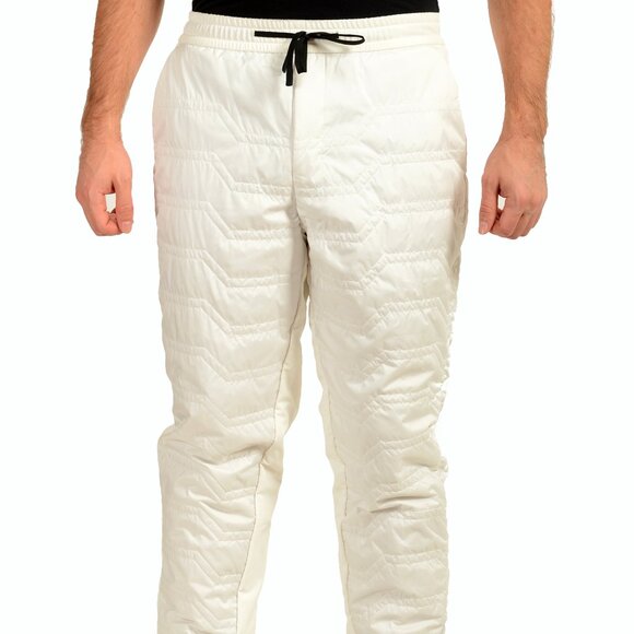 Hugo Boss Men's "T_Troms" White Water Repellent Insulated Pants US 32R IT 48 - Picture 1 of 6